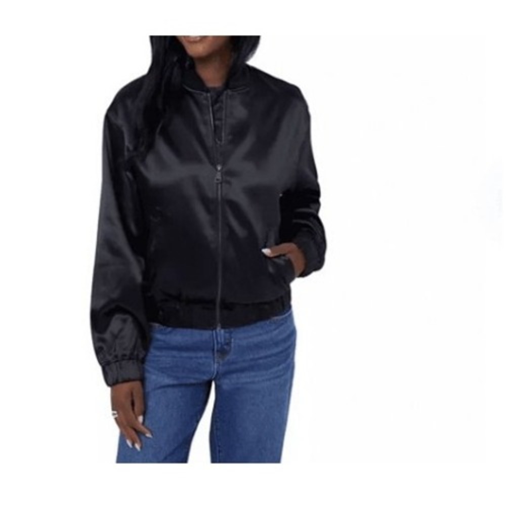 Edited by Remi Bader Women's Black Bomber Jacket Size M NWT